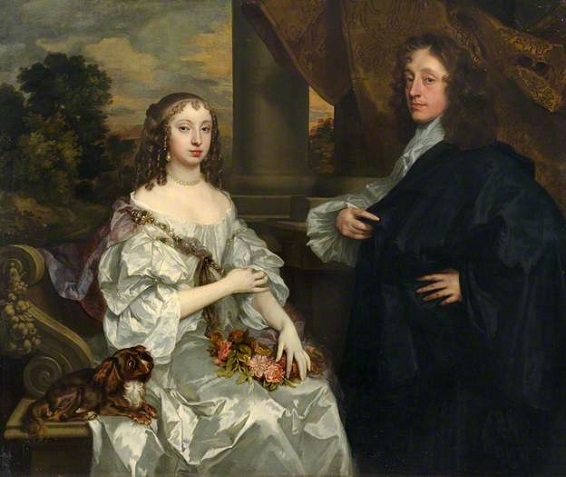 Sir Thomas Fanshawe and his wife Mary 1659   by Sir Peter Lely (1618-1680)  Valence House Museum Dagenshaw London